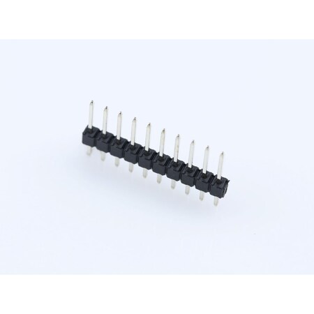 Molex Board Connector, 10 Contact(S), 1 Row(S), Male, Straight, 0.1 Inch Pitch, Solder Terminal,  22284101
